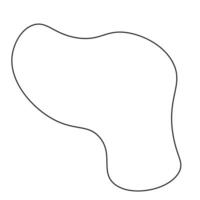 Vector Abstract Shape Lineart