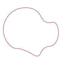 Line Art Abstract Shape Vector