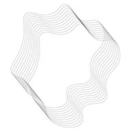 Vector Monoline Abstract Shape