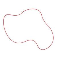 Line Art Abstract Shape Vector