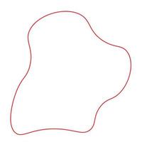 Line Art Abstract Shape Vector