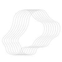Vector Monoline Abstract Shape