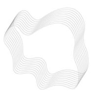 Vector Monoline Abstract Shape