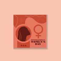 International women day design vector