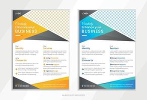 Corporate Business flyer design template vector design.