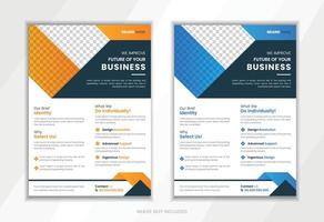 Corporate Business flyer design template vector design.