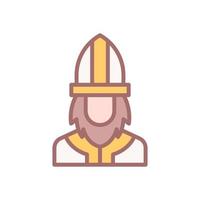 saint patrick icon for your website design, logo, app, UI. vector