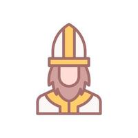 saint patrick icon for your website design, logo, app, UI. vector