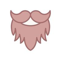 beard icon for your website design, logo, app, UI. vector