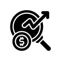 data analysis icon for your website design, logo, app, UI. vector