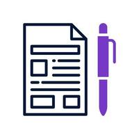 contract icon for your website design, logo, app, UI. vector