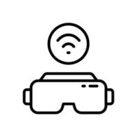 vr lentes icono para tu sitio web diseño, logo, aplicación, ui vector