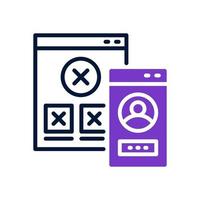 wireframe icon for your website, mobile, presentation, and logo design. vector