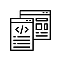 programming icon for your website, mobile, presentation, and logo design. vector