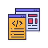 programming icon for your website, mobile, presentation, and logo design. vector