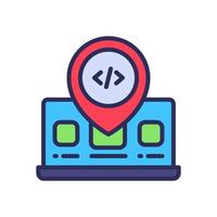 location icon for your website, mobile, presentation, and logo design. vector