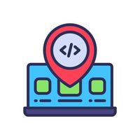 location icon for your website, mobile, presentation, and logo design. vector