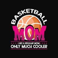 Basketball T-shirt Design vector