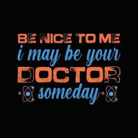 Doctor T-shirt Design vector