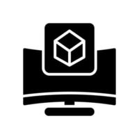 monitor icon for your website design, logo, app, UI. vector