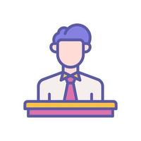 empleado icono para tu sitio web diseño, logo, aplicación, ui vector