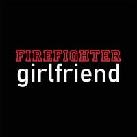 Firefighter T-shirt Design vector