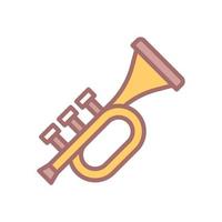 trumpet icon for your website design, logo, app, UI. vector