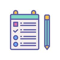 cuaderno icono para tu sitio web diseño, logo, aplicación, ui vector