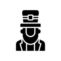 leprechaun icon for your website design, logo, app, UI. vector