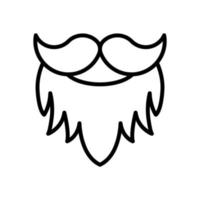 beard icon for your website design, logo, app, UI. vector