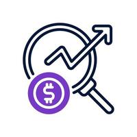 data analysis icon for your website design, logo, app, UI. vector