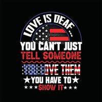 4th July T-shirt Design vector