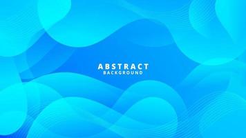 Abstract blue Fluid Wave Background vector