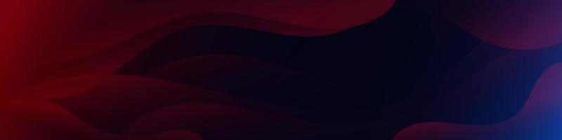 Abstract Gradient Dark and red Fluid Wave Background vector