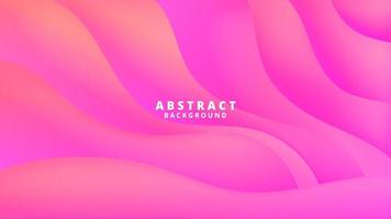 Abstract Colorful pink yellow  purple  liquid Wave Background vector