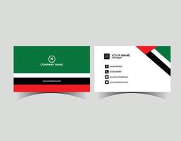 modern business card design template. Corporate business card. vector