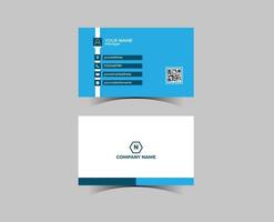 moderno corporativo negocio tarjeta modelo. negocio tarjeta diseño. moderno visitando tarjeta. vector