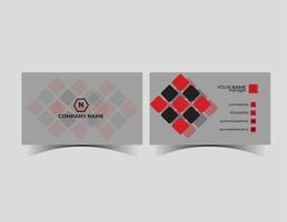 moderno negocio tarjeta diseño modelo. corporativo negocio tarjeta. vector