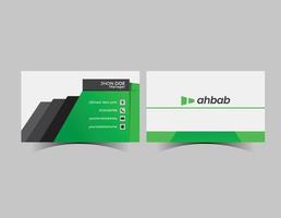 modern business card design template. Corporate business card. vector