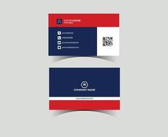 modern corporate business card template. business card design. modern visiting card. vector