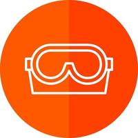 Goggles Vector Icon Design