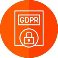 Gdpr Policy Vector Icon Design