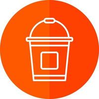 Bucket Vector Icon Design