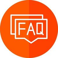 Faq Vector Icon Design