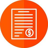 Invoice Vector Icon Design
