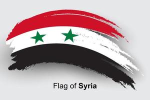 Siria bandera ilustración en vector diseño