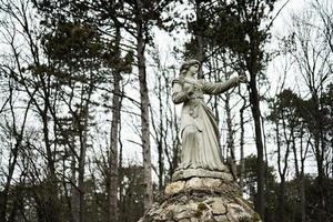 Monumento de anna dorota o zofia chrzanowska, estaba un polaco heroína de el polaco otomano guerra, conocido para su hechos durante el batalla de trembowla en 1675. foto