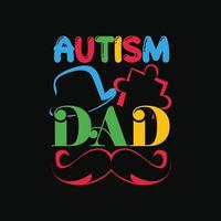 Autism T-shirt Design vector