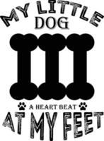 Dog T-shirt Design vector