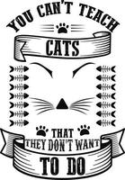 Cat T-shirt Design vector